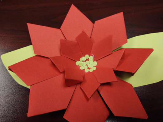 Paper Poinsettia