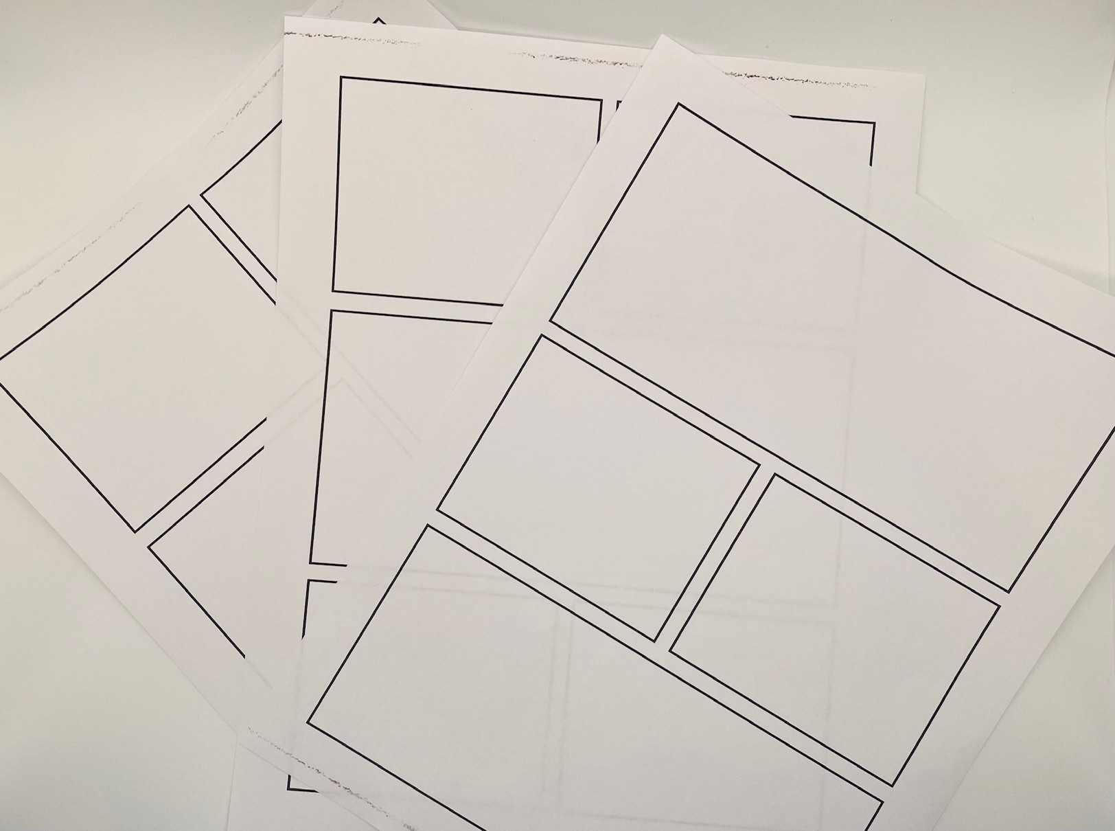 Graphic Novel Blank Panels